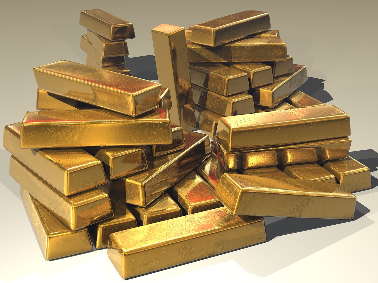 gold, ingots, treasure